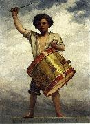 William Morris Hunt The Drummer Boy France oil painting artist